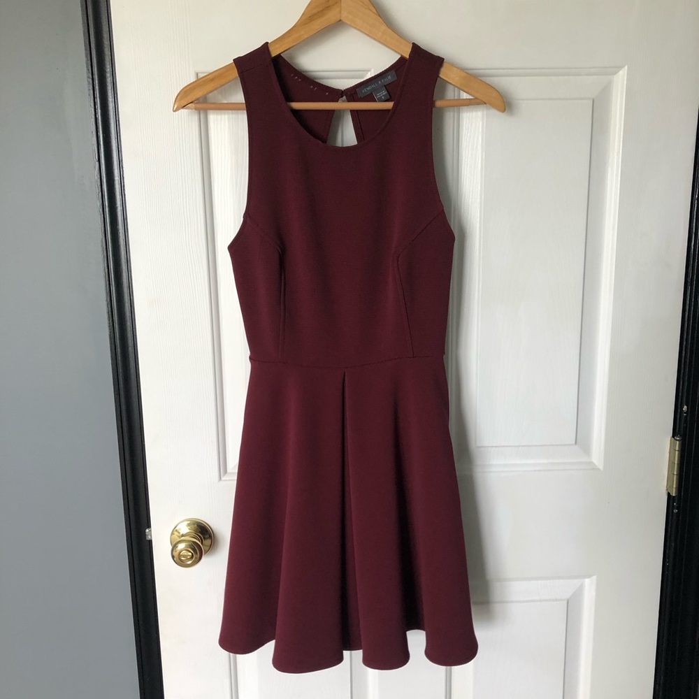 Maroon Tank Dress Open Back Kendall & Kylie PacSun